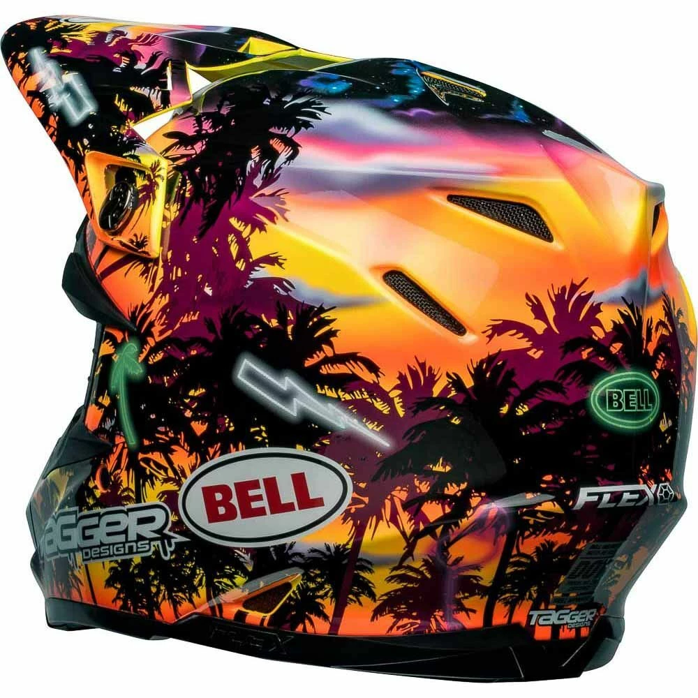 Coupon ๐ฏ Bell Moto-9S Flex Tagger Tropical Fever Yellow Orange Helmet ๐งจ - Image 2