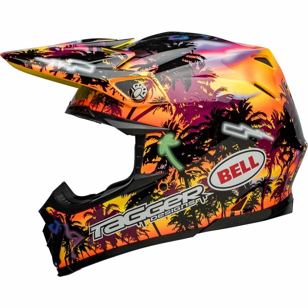 Coupon ๐ฏ Bell Moto-9S Flex Tagger Tropical Fever Yellow Orange Helmet ๐งจ