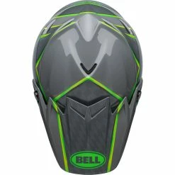 Hot Sale ๐ Bell Moto-9S Flex Gloss Helmet - Grey/Green - S ๐