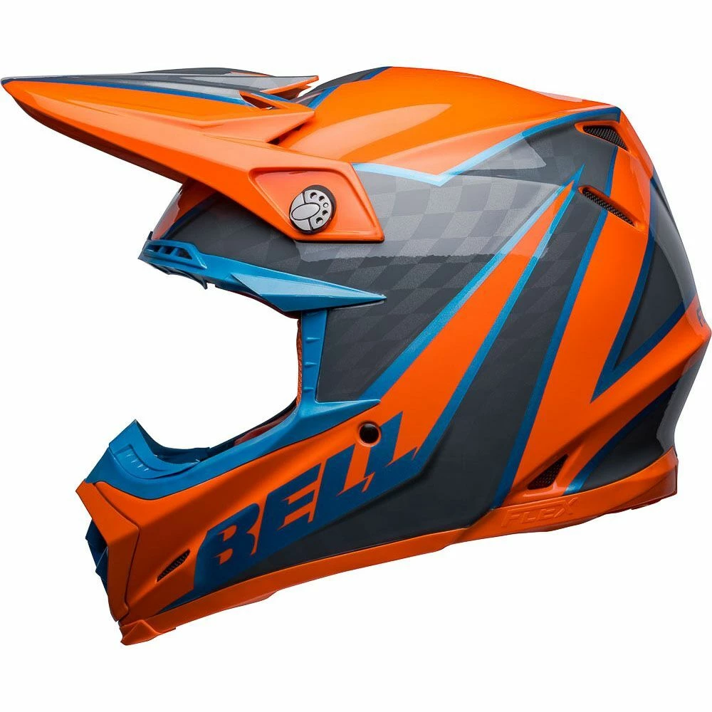 Buy ๐ Bell Moto-9S Flex Sprite Orange Grey Helmet โ
