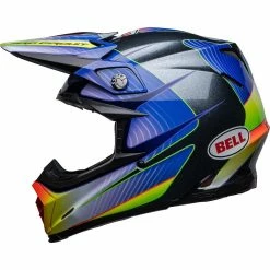 Promo 🛒 Bell Moto-9S Flex Pro Circuit Silver Metallic Flake Helmet 🎁