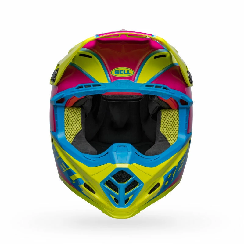 Brand new ⭐ Bell Moto-9S Flex Sprite Helmet - Yellow/Pink - S 🎉 - Image 3