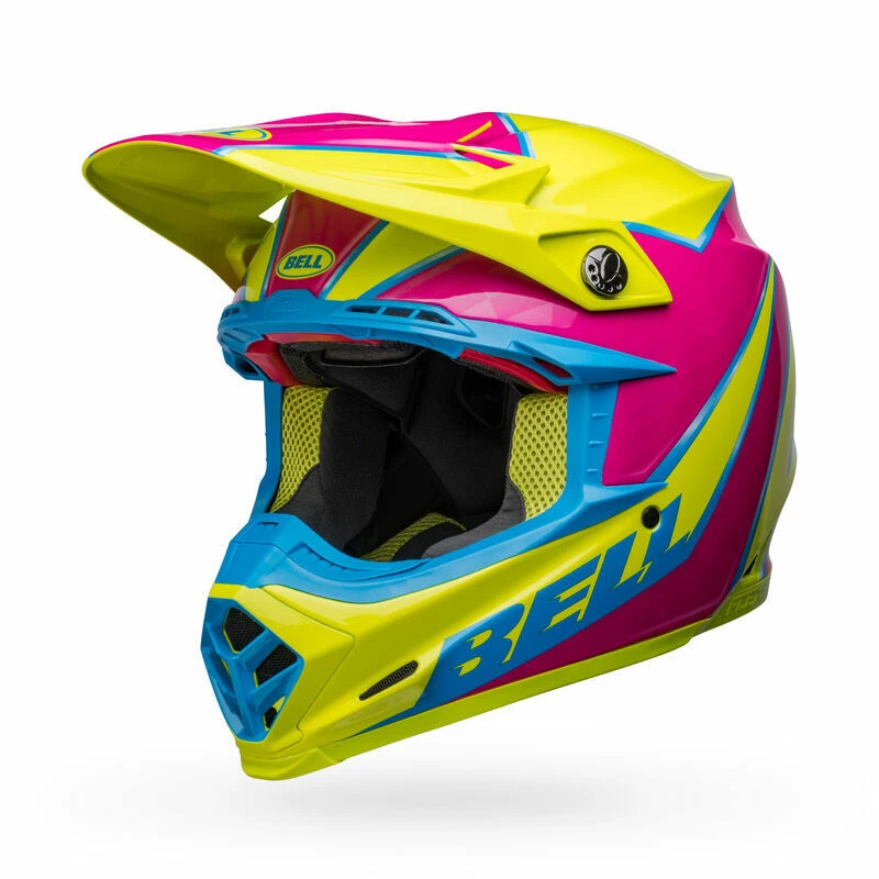 Brand new ⭐ Bell Moto-9S Flex Sprite Helmet - Yellow/Pink - S 🎉 - Image 4
