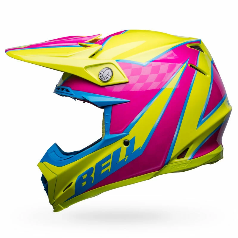 Brand new ⭐ Bell Moto-9S Flex Sprite Helmet - Yellow/Pink - S 🎉 - Image 5