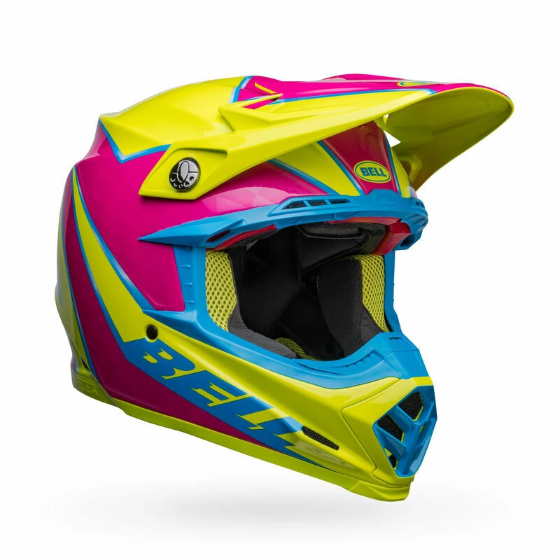 Brand new ⭐ Bell Moto-9S Flex Sprite Helmet - Yellow/Pink - S 🎉 - Image 2