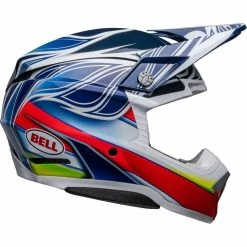 Coupon โค๏ธ Bell Moto-10 Spherical Tomac Replica Helmet - Blue/White/Red - M ๐