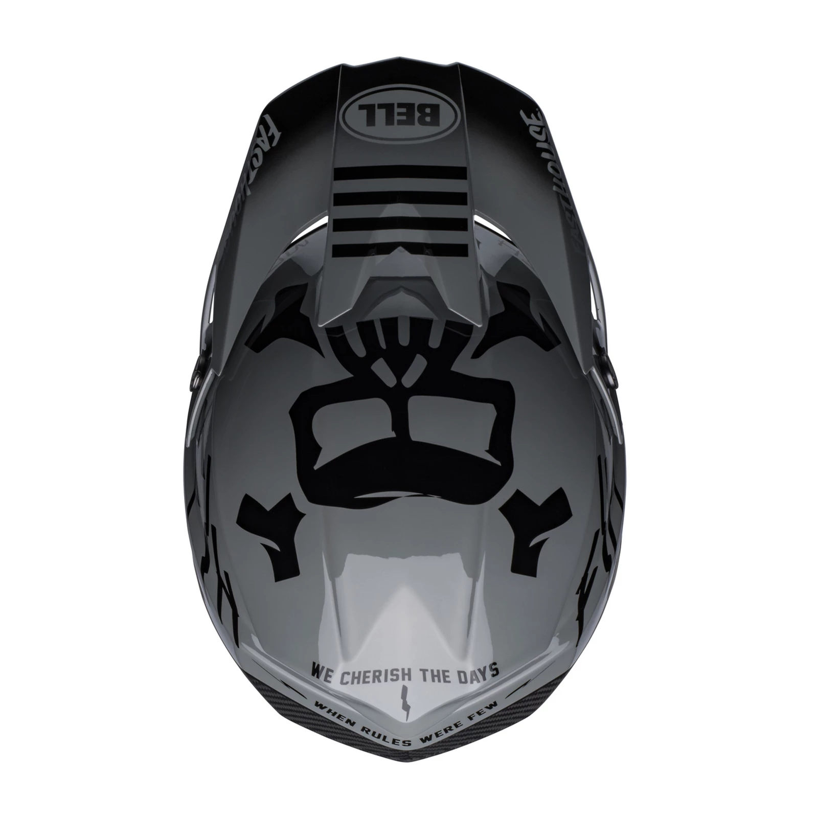 Discount π Bell Moto-10 Fasthouse BMF Helmet - Grey/Black - S π - Image 7