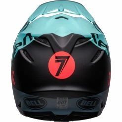 Best Sale β¨ Bell Moto-9S Flex Seven Vanguard LE Helmet - Aqua/Black - M π§¨
